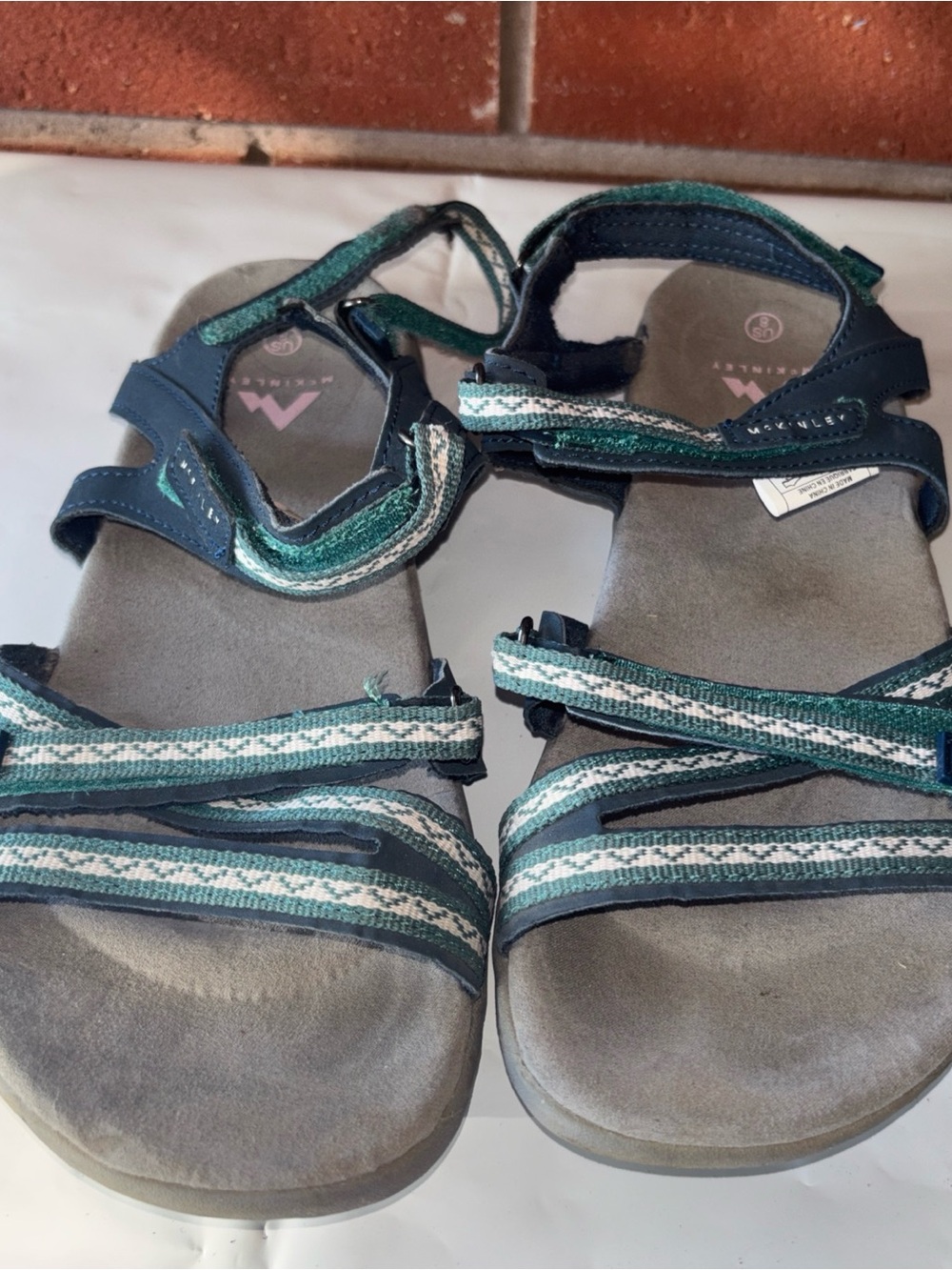 McKinley Women's Strappy Outdoor Sandals in Teal &  size 8